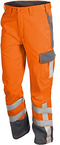 KÜBLER Workwear | Safety 7 Arbeitshose PSA 3 | warnorange/anthrazit | Größe 64