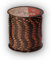 Chapuis - Tresse Polyester / Polyamide - Résistance à la Rupture Indicative 200 kg - Diamètre 3 mm - Longueur 25 m - Loisirs et Jardinage - Noir / Orange