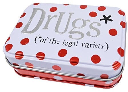 Bright Side Drugs of the Legal Variety Storage Tin by The Living Room