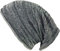 GURU SHOP Magic Hairband, Dread Wrap, Schlauchschal, Stirnband, Mütze, Herren/Damen, Loopschal Grau, Baumwolle, Size:One Size