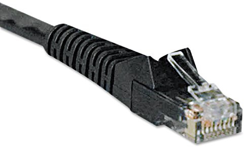 Tripp Lite Cat6 Gigabit Snagless Molded Patch Cable (RJ45 M/M) - Black 7.62 m / 25-ft. (N201-025-BK)