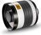 Walimex pro Spiegel Objektiv 800/8,0 DSLR kompatibel mit Canon EF – Länge 131mm – für 800mm Brennweite – Vollformat/APS-C Sensor – für Reise Natur Tiere – K-Mount T2-Adapter – 3,5m Naheinstellgrenze