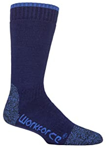 Workforce SOCKSHOP Mens Calf Length Steel Safety Socks Pack of 1