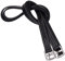 Horka Steigbügelriemen Diamanten - Schwarz-Silber - 100 cm