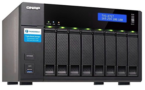 Qnap TVS-871T-I5-16G 0/8HDD Serveur NAS Raid/USB 3.0 Noir