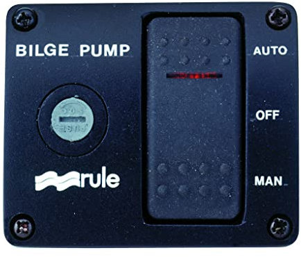 Rule 29-43 Rocker Switch, 3 Positions, 12 V