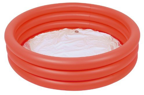Bestway 3 Ring Paddling Pool 122Cm X 25Cm Red