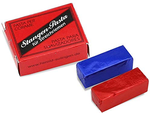 Rasiermesser Doppel-Schleifpaste Leder-Pflegepaste 2 Stk aus Solingen