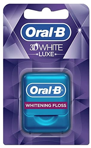 Oral-B 3Dwhite Filo Interdentale, 35 m, Menta Brillante