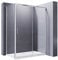 ELEGANT 1400 x 800mm Sliding Shower Enclosure 8mm Easy Clean Glass Shower Cubicle Door with Shower Tray + Side Panel