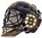 Franklin Sports Unisex Erwachsene Boston Bruins NHL Team Logo Mini Hockey Torwart Maske mit Etui Sammlerstück Torwart M, Mehrfarbig, Einheitsgröße US