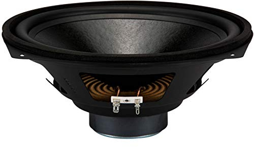 Visaton Lautsprecher 25,4 cm (10 Zoll), 80 W, 110 W, untere Grenzfrequenz abhängig vom Gehäuse – 6000 Hz, 8 Ω), VS-WS25E/8, Schwarz