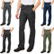 Lee Cooper Men's Classic Multi Pocket Cargo Work Trouser Easy care Safety Pant, Black, 38W / 31L