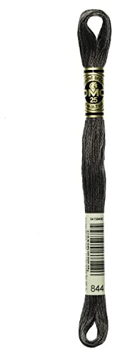 DMC 6-Strand Embroidery Cotton Floss, Ultra Dark Beaver Grey