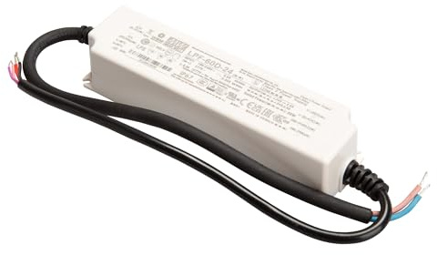 Mean Well LPF-60D-24 LED Driver, LED Transformer Constant Voltage, Constant Current 60 W 2.5 A 14.4-24 V/DC
