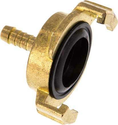 GK-Schlauchkupplung,6 (1/4) mm Schlauch, Messing Werkstoff:Messing Schlauch Ø innen:6 (1/4) mm