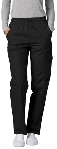 Medizinische Schrubb-hosen - Damen-Krankenhaus-Uniformhose - 506 - Black - XS