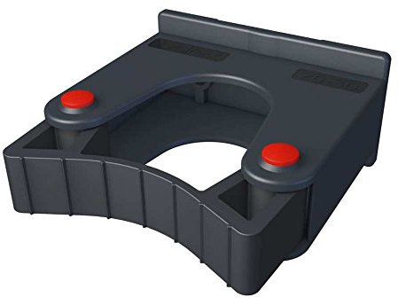 Toolflex Medium Tool Holder Screw Into Wall, Rail 473-512-1, Garage Storage Tool Storage Organiser Van Storage Solutions, Broom Holder Wall Mounted for Utility Room, Tool Wall Organiser 20-30mm, 6 Pcs