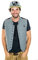 WIESNROCKER Trachtenweste für Herren in hellgrau I modern & rockig I Gilet mit vielen Details I hochwertige Verarbeitung I Größe XL