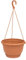 AGRO Hängepflanzgefäß 4,5L, Abmessungen (mm) 270x270x160, Farbe Terrakotta