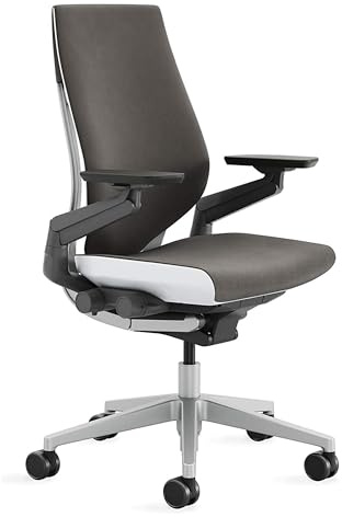 Steelcase Gesture Office Chair, Carpet Floors, Graphite Gray