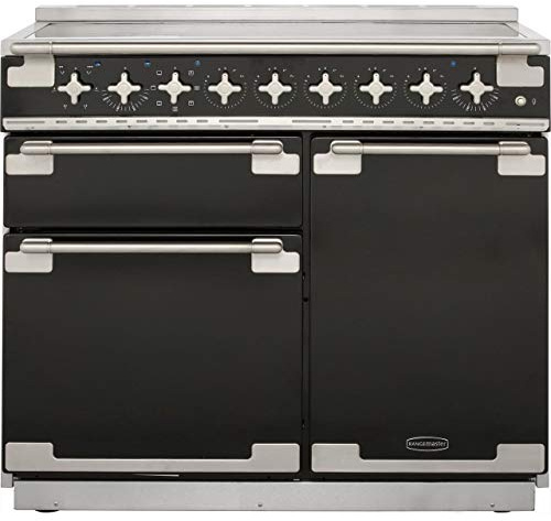 Rangemaster ELS100EIGB Freestanding A Rated Electric Range Cooker -Black