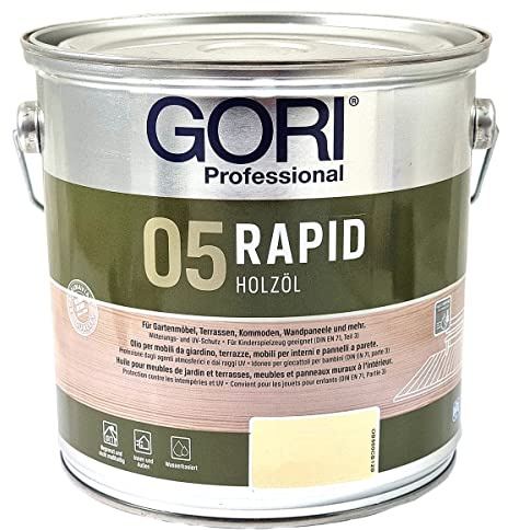 Gori 4052 Rapid Holzöl 7121 Bangkirai, 2,50 Liter
