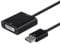 Monoprice DisplayPort 1.2a to DVI Active Adapter, Black