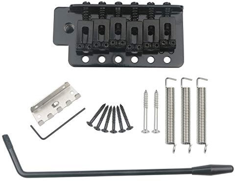 Chevalet de trémolo noir pour guitare électrique Stratocaster