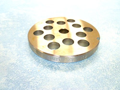 TRE SPADE PIASTRA INOX CON FORI DIAMETRO 12mm PER TRITACARNE TC-20/22