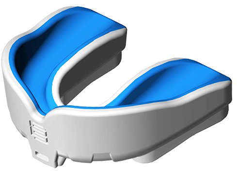 Makura Ignis Convertible Mundschutz, Polar White / Cooled Blue, erwachsenengröße