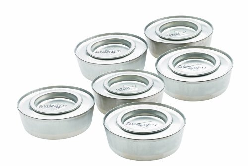Mäser 871892 Brennpaste für Fondue, 6 wiederverschließbare Alu-Dosen à 80 Gramm, rauchfreies und geruchsneutrales Abbrennen, auch für Camping-Kocher, Chafing Dish, heißer Stein u.v.m.