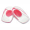VivoFoot Gel Fersenschalen, Fersensporn Einlagen, Silikon Fersenpolster für Plantarfasziitis, Fersenkissen, Geleinlagen für Männer und Frauen (EU 35-39, 1 Paar) Rot