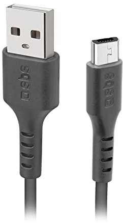 SBS Cavo per ricarica e trasferimento dati con connettori USB 2.0 e Micro USB, lunghezza 3 metri