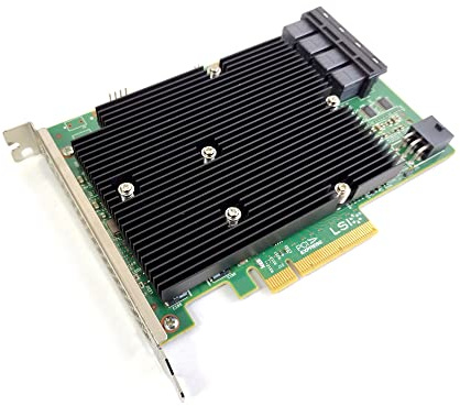 Avago 05-25600-00 9300-16i 16Port 12Gb/s SAS x8 PCI-Express 3 Full Height Brown Box
