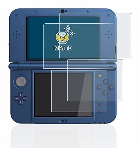 BROTECT Protector Pantalla Anti-Reflejos para Nintendo New 3DS XL (2 Unidades) Película Mate Anti-Huellas
