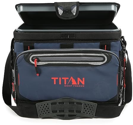 Arctic Zone Titan Nevera de congelación Profunda, Cuerpo rígido sin Cremallera, Capacidad Grande y pequeña, para Playa y Campamento, Aislamiento de congelación Profunda, Forro rígido HardBody y