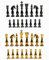 StonKraft Collector Edition Messing Schachfiguren Schachfiguren Schachfiguren Schachmünzen Figurenstücke (8,9 cm klassisch)