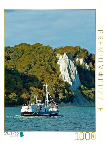 CALVENDO Puzzle Bootsausflug zum Kreidefelsen 1000 Teile Puzzle hoch | Lege-Größe cm Foto-Puzzle für glückliche Stunden