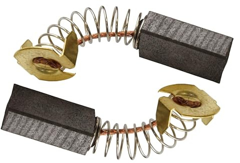 2x Kohlebürsten Kohlestifte Kohlen für Black&Decker 6x12x19,5/21 mm 886604