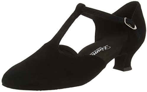 Diamant Diamant Damen Tanzschuhe 053-014-001, Damen Tanzschuhe Standard & Latein, Schwarz (Schwarz), 42 EU (8 UK)