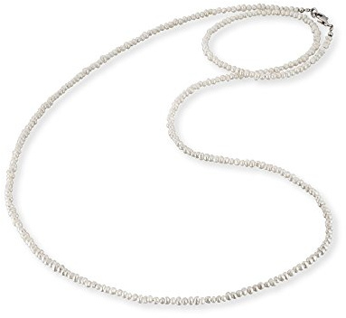 Engelsrufer Kette für Damen 925er-Sterlingsilber Süßwasserperlen Länge 80 cm