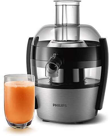 Philips HR1836/01 Viva Collection Compact Juicer, 1.5 Litre, 500 Watt - Brushed Aluminium