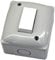 Electraline 60453 Contenitore Protetto con Deviatore, Bianco
