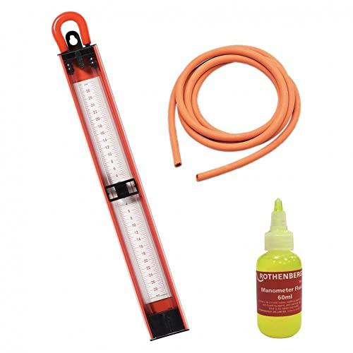 Rothenberger U Gauge Manometer 300mm + 2M Hose + Fluid