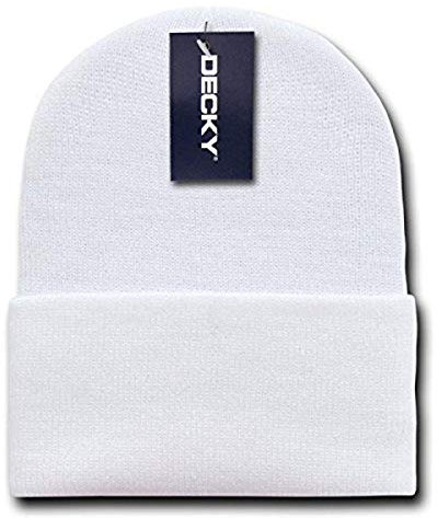 Decky Cuff Beanie Weiß weiß Nicht zutreffend