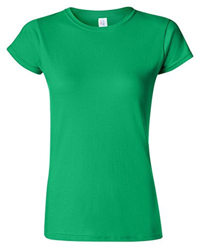 Gildan Ladies Soft Style Short Sleeve T-Shirt (M) (Irish Green)