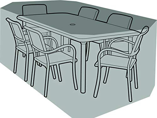 Garland 6 Seater Rectangular Furniture Set Cover - Silver Grade (W1412)
