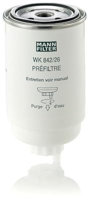 MANN-FILTER WK 842/26 Kraftstofffilter - für Off-Highway Anwendungen | Für Off-Highway, Schutz des Kraftstoffsystems, Injektorschutz, Zuverlässige Kraftstoffversorgung, Echte OE-Technologie