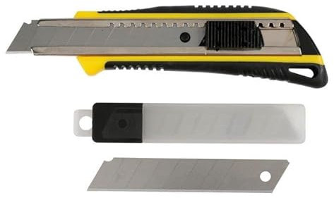 Cutter bimatière à crans + 5 lames COGEX